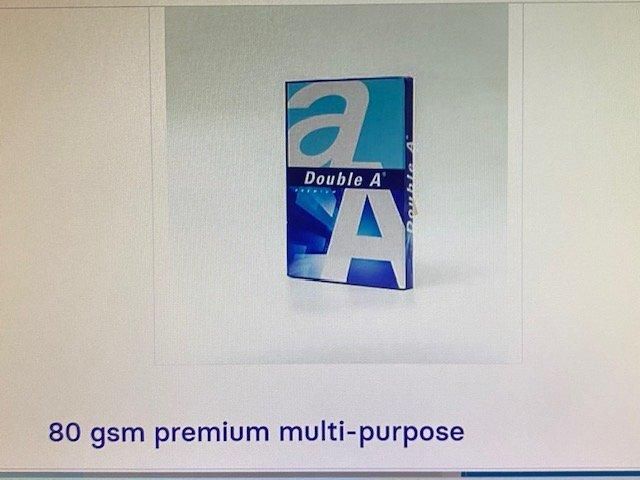 Double A Copy Paper – product photo, product description