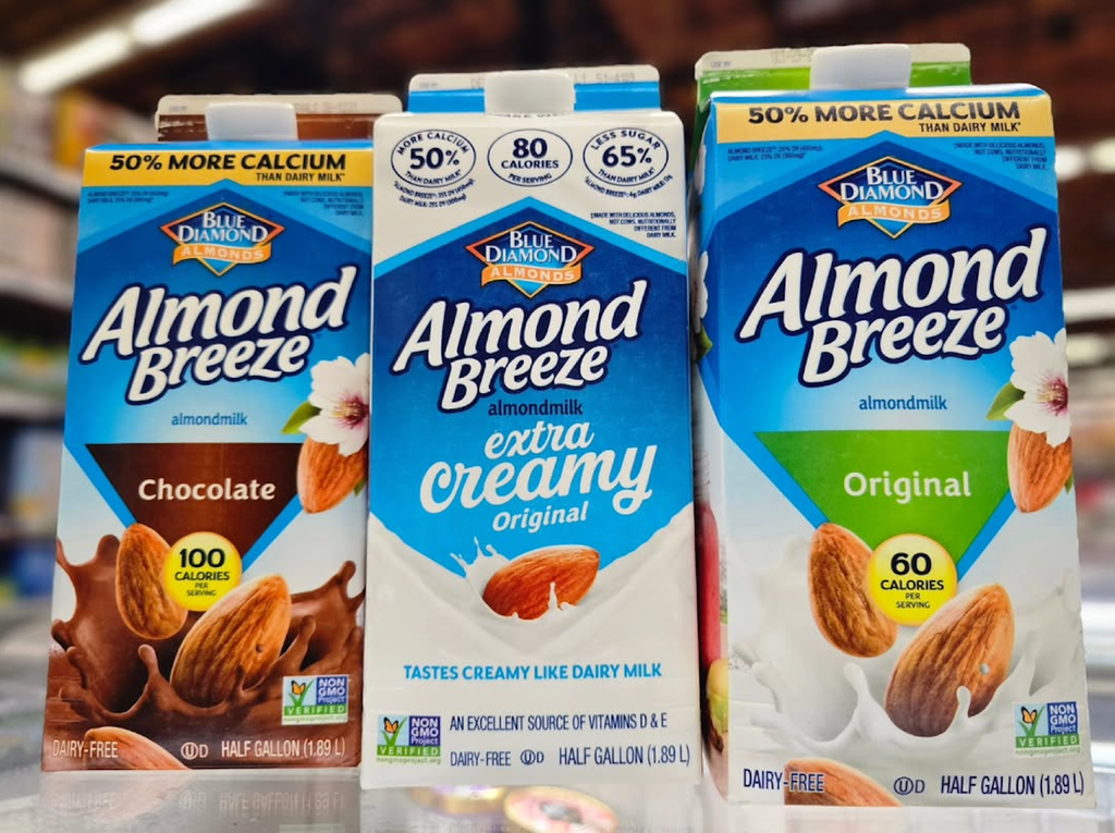 BEST Almond milk Blue Diamond Almond Breeze Almond Milk – Chocolate, Extra Creamy Original & Original (1.89L) – product thumbnail, market insight supplier card