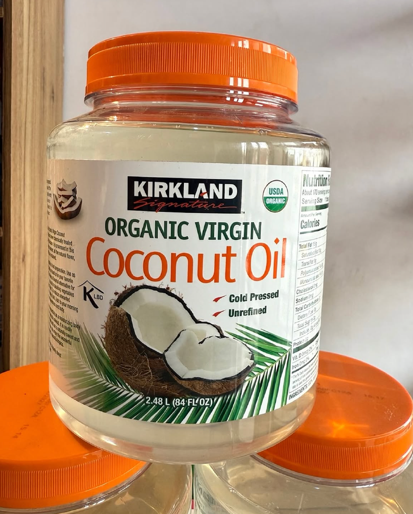 PREMIUM ORGANIC COCONUT OILS | Kirkland Signature Organic Coconut Oil Cold Pressed & Unrefined 2.48L – product thumbnail, market insight supplier card