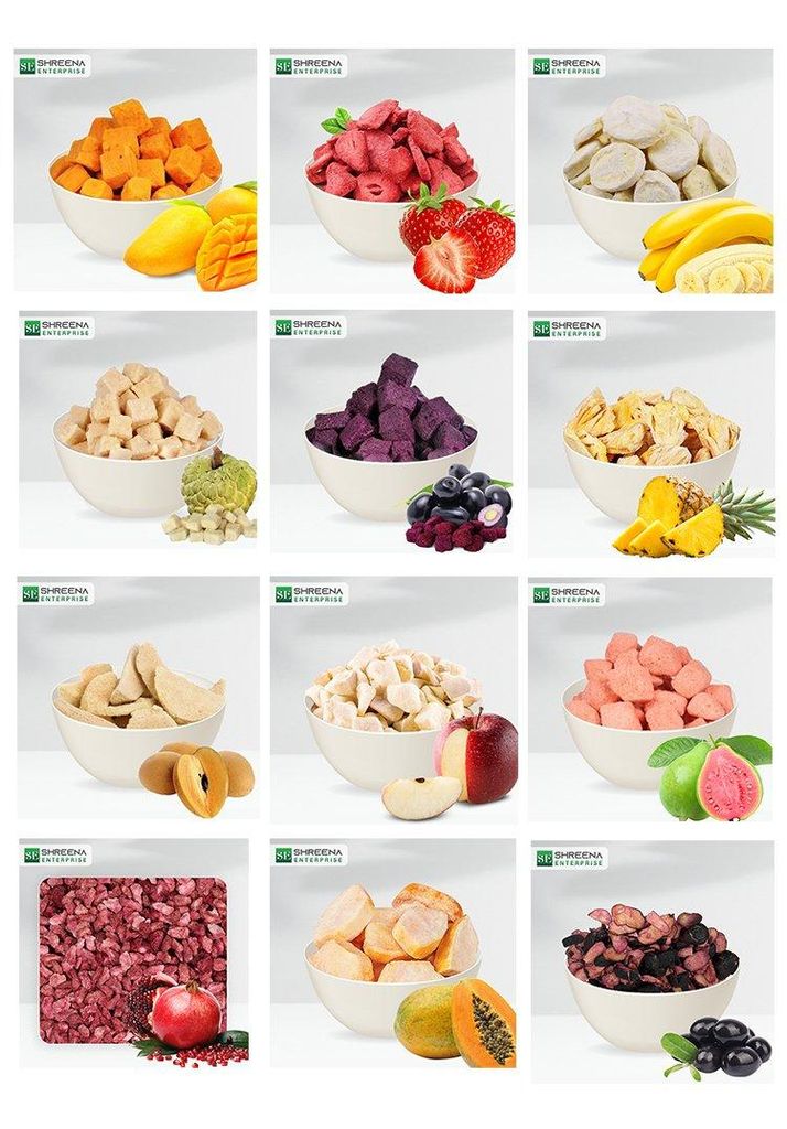 Wholesale Freeze-Dried Fruit bulk sale Freeze Dried Apple Mango Banana Durian Papaya Bulk Freeze Dried Fruit