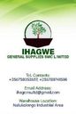 Ihagwe General Supplies – supplier logo, supplier contact card