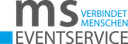 MS EVENTSERVICE – supplier logo, supplier contact card