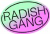 RADISH GANG – supplier logo, supplier contact card