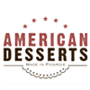 AMERICAN DESSERTS – supplier logo, supplier contact card