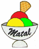 MATAL FOR ICE CREAM – supplier logo, supplier contact card