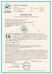 CE certificate from Dandong Flight Trading Co., Ltd.