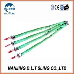 Combination Lifting Webbing Sling with Eye-Eye Shape Flat Origin China Model NO. 2Ton W.L.L(Kg) 2000 HS Code 56090000 Standard - Image 2