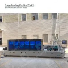 Wood Furniture Panel Edge Banding Machine Multifunctional Small Fully Automatic Linear Edge Banding Machine - Image 2