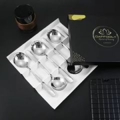 Star Diamond Round Spoon Made of 304 Stainless Steel Sample Free MOQ 100 Set Origin China Color Multicolor Trademark chuanxin - Image 6