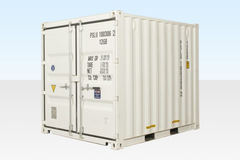 New 10ft One Trip Shipping Container White Portable Cargo Storage Container - Image 1