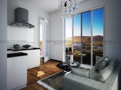Profile Kitchen Shutter Brand DPM Color Black Style modern Warranty 1year Open Style Hinged Position Interior Kitchen Shape L - Image 2