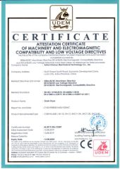 CE Certufucate certificate from Anhui Chenyu Mechanical Co., Ltd