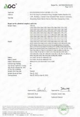 ASTM certificate from Shantou Cy Hobby Toy Factory