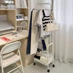 No Drill Coat Rack Practical Rental Home Storage Organizer Color White Style Modern N.W. 2.05 Kg G.W. 2.45 Kg CTN 1 - Image 2