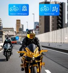 Freedconn R3 PRO Bluetooth Intercom Waterproof with Motorcycle 6 Riders Bluetooth Intercom - Image 3