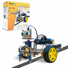 4WD 2in1 Obstacle avoiding  Line Follower  Robotics Kits, Science Kits for all - Zylo Porter Private Limited