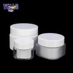 Cosmetic Packaging Double Wall 30ml 50ml 100ml 120ml 300ml Double Wall Empty Plasticlotion Cream Jar - Guangzhou YELLO Packaging Co., Ltd.