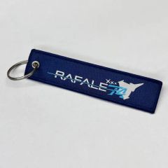 Custom Embroidered Keychain Metal Ring Logo 13*3cm Eco-Friendly 1Y 3-7D Sample MOQ100 - Image 3