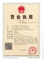 Business License certificate from Wenzhou Xiangying Reflective Materials Science Technology Co., Ltd.