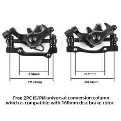 Alloy Mechanical Disc Brake Rotor Calipers Clip Rotor Set Front Rear Mountain Bicycle Brake - Image 5