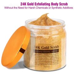 Custom 24K Gold Collagen Hydrating Face Scrub & Exfoliating Body Scrub - Image 5