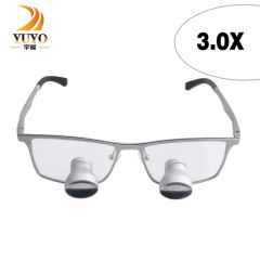 Ttl Loupes 3.0X Dental Magnifrying Glass Medical Instrument Origin China Color Silver Shape Circular Model NO. TT-1 Certification CE - Foshan Yuyo Medical Instrument Co., Ltd.