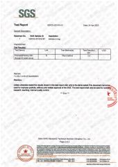SGS certificate of Henan Brilliant Biotech Co., Ltd. – certificate photo, supplier certificates section