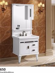High Quality PVC Painted Floor Mounted Bathroom Cabinets - Image 2
