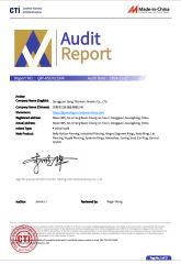 Audit Report certificate from Dongguan Jiang Titanium Jewelry Co., LTD