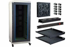 Mild Steel Wall Mount Networking Storage Server Racks Color Black Weight 52Kg Brand Mass Rack Material Mild Steel Static Loading 600 - Brand Forge Digital