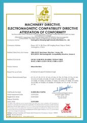 Mixer Machine certificate of Guangzhou Xiaoying Light Industry Machinery Co., Ltd. – certificate photo, supplier certificates section