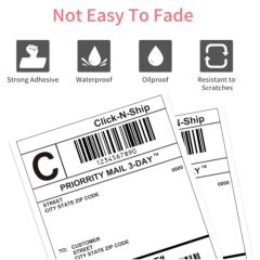 Perforated Direct Thermal Labels with 3"Core Origin China Color Customized Shape Customized Trademark Rainbow HS Code - Image 5