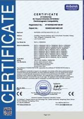 EMC certificate from Rayborn Lighting Industry Co., Ltd.