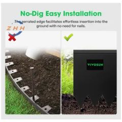 Steel 1.5mm Galvanized Garden Edging Custom Color MOQ500 1Pallet - Image 3