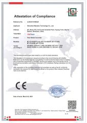 CE for Media Converter certificate from Shenzhen Longxing Industrial Co., Ltd.