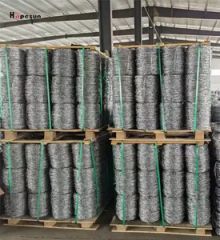 Two Strands Four Barded Galvanised 1 5mm X 100m Barbed Wire - Hebei Hopesun Industry & Trade Corp.