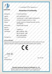 CE Certifucate of neoprene bottle cooler bag certificate from XinMao Packaging Products Dongguan Co., Ltd.