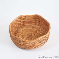 Fruits Woven Wicker Rattan Storage Basket, Vietnam - Image 2
