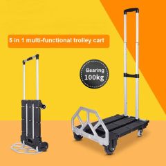 2 in 1 Solid Construction Utility Cart Pull Cargo Trailer Style Folding Trademark OEM Wheel Amount 4 Model NO. P-15 Warranty 1 - Image 4