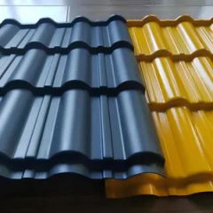 Colored Customized PVC Plastic Synthetic Resin Roof Tile Origin China Shape Arched Color Brick Red Size Customization Total Width 1050mm - Image 2
