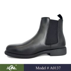 Black Detroit Chelsea Mens Boots Toe Round Type Dress Lining Mesh Insoles EVA Color Black Origin China Upper Leather Gender - Image 1
