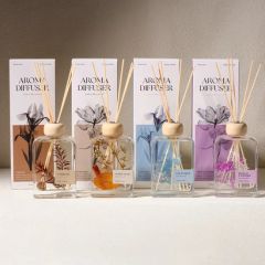 350ml Preserved Flower Botanical Reed Diffuser Sets Stick 6PCS Weight 850g Origin China Trademark OEM MOQ 2000PCS/Scent Suitable for - Image 6