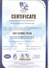 ISO 22000 certificate from El-higaze group