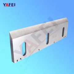 Wood Peeling Blade for Flaker Slicing Plywood HRC 50-60 Model NO. YF03 Trademark YAFEI Coating Uncoated Origin Anhui China - ANHUI YAFEI MACHINE TOOL CO., LTD.