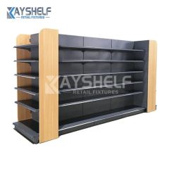 Double Side Convenience Store Fixture Display Shelf Racks Gondola Shelving - Image 4