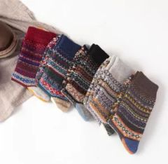 Winter Wool Striped Unisex Leg Warmers Normal Thickness 15D Customized 1Y - Image 4