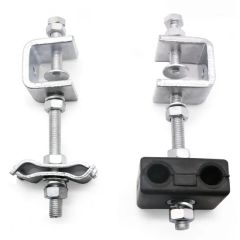 Down Lead Clamp for Tower Origin China Model NO. TGY-T HS Code 76109090 Trademark POWTECH Transport Package Wooden Case Production Capacity - Image 1