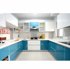 Modular Kitchen Interior Works Assembly Method Easy To Assemble Storage Type Drawers, Organizers Aesthetic Style Modern - Image 3