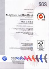 FSC certificate from Ningbo Kingeagle Thread & Yarn Industry Co., Ltd.