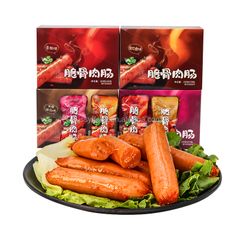 OEM Hot sale spicy sausage Meat snacks Chinese tradition black pepper flavor Crisp bone sausage hot dog - Image 2